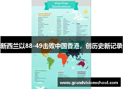 新西兰以88-49击败中国香港，创历史新记录